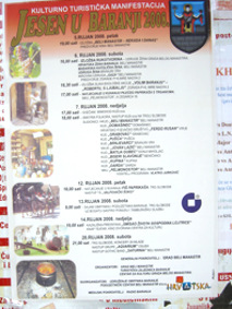 Plakat za Jesen u Baranji 2008.